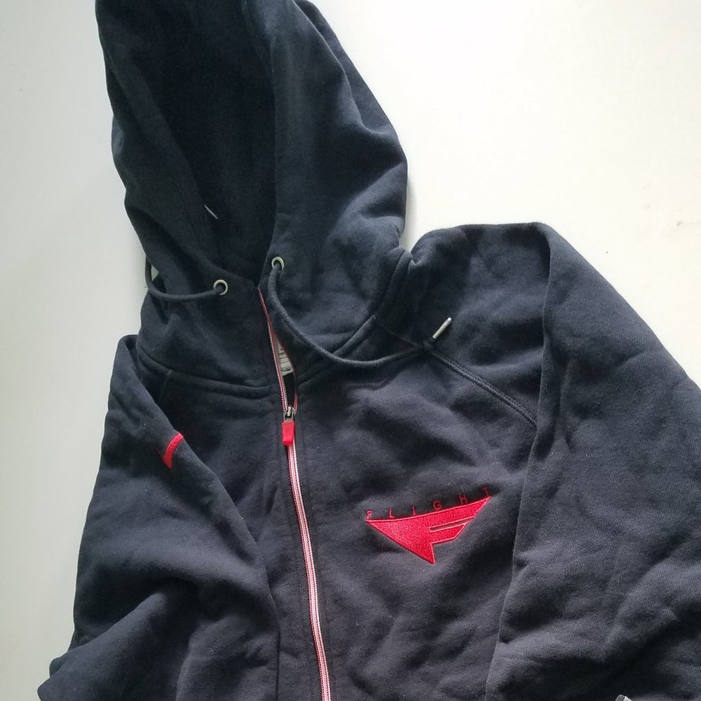 Black Nike Flight Hoodie Large